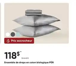 Dormez Vous Ensemble de draps en coton biologique PÜR offer