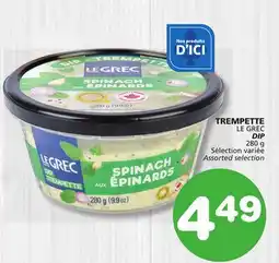 Marches Tradition LE GREC DIP offer