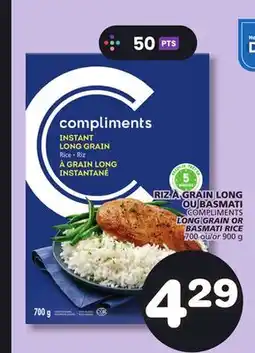 Marches Tradition COMPLIMENTS LONG GRAIN OR BASMATI RICE offer