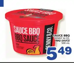 Marches Tradition BENNY & CO. BBQ SAUCE offer