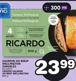 Marches Tradition RICARDO FROZEN SALMON OR BEEF WELLINGTON offer
