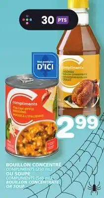 Marches Tradition COMPLIMENTS (250 mL) BOUILLON CONCENTRATE OR SOUP offer