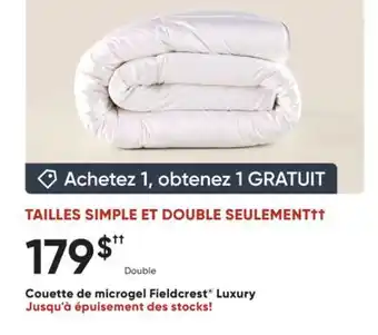 Dormez Vous Couette de microgel Fieldcrest Luxury offer