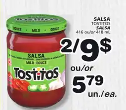 Marches Tradition TOSTITOS SALSA offer