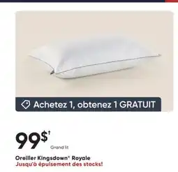 Dormez Vous Oreiller Kingsdown Royale offer