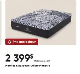 Dormez Vous Matelas Kingsdown Allure Pinnacle offer