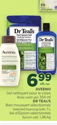 Proxim AVEENO, DR TEAL'S offer