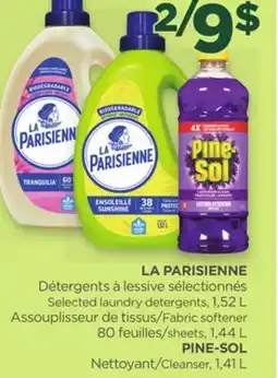 Proxim LA PARISIENNE, PINE-SOL offer