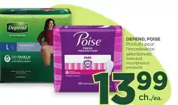 Proxim DEPEND, POISE Selected incontinence products offer