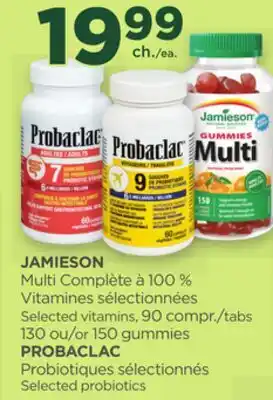 Proxim JAMIESON, PROBACLAC offer