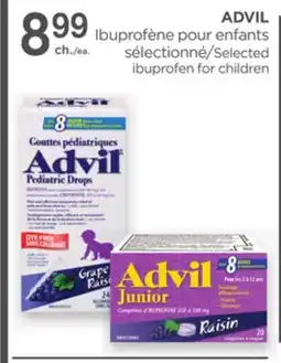 Proxim ADVIL Selected ibuprofen for children offer