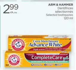Proxim ARM & HAMMER Selected toothpastes offer