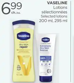 Proxim VASELINE Selected lotions offer