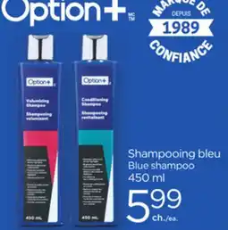 Proxim OPTION+ Blue shampoo offer
