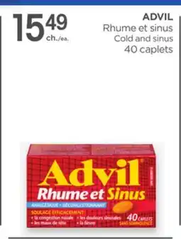 Proxim ADVIL Cold and sinus offer