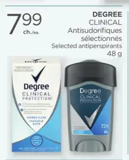 Proxim DEGREE CLINICAL Selected antiperspirants offer