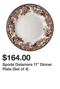 Wayfair Spode Delamere 11 Dinner Plate (Set of 4) offer