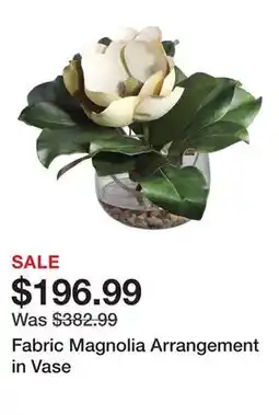 Wayfair Fabric Magnolia Arrangement in Vase offer