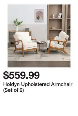 Wayfair Holdyn Upholstered Armchair (Set of 2) offer