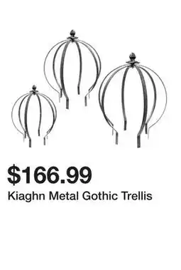 Wayfair Kiaghn Metal Gothic Trellis offer