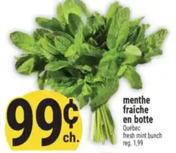 Marché Adonis MENTHE FRAÎCHE EN BOTTE | FRESH MINT BUNCH offer