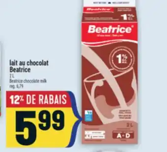 Marché Adonis LAIT AU CHOCOLAT BEATRICE | BEATRICE CHOCOLATE MILK offer