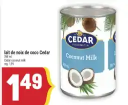 Marché Adonis LAIT DE NOIX DE COCO CEDAR | CEDAR COCONUT MILK offer
