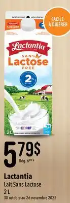 Marché Adonis LACTANTIA LAIT SANS LACTOSE offer