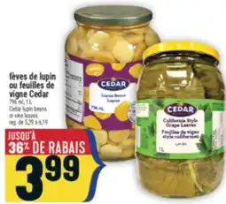 Marché Adonis FÈVES DE LUPIN OU FEUILLES DE VIGNE CEDAR | CEDAR LUPIN BEANS OR VINE LEAVES offer