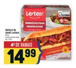 Marché Adonis ÉMINCÉ DE STEAK LESTERS | LESTERS SHAVED STEAK offer