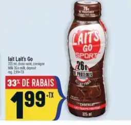 Marché Adonis Lait Lait's Go offer