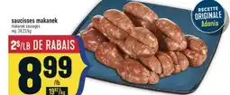 Marché Adonis SAUCISSES MAKANEK | MAKANEK SAUSAGES offer