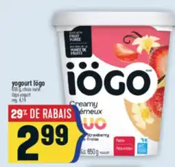 Marché Adonis YOGOURT IÖGO | IÖGO YOGURT offer