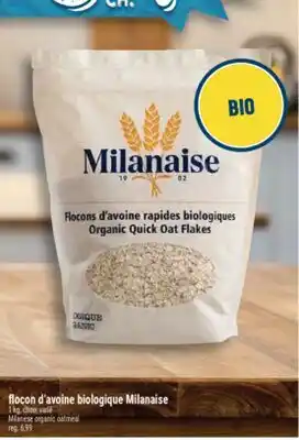 Marché Adonis Flocon d'avoine biologique Milanaise offer