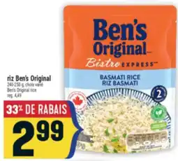 Marché Adonis RIZ BEN'S ORIGINAL | BEN'S ORIGINAL RICE offer