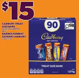 Loblaws Cadbury treat size bars offer