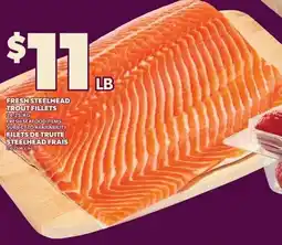 Loblaws Fresh steelhead trout fillets offer