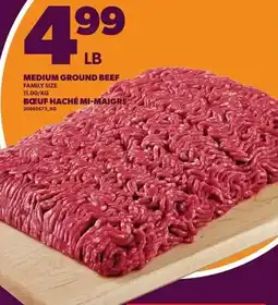 Loblaws Medium ground beef offer