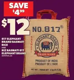 Loblaws No.7 Elephant Brand Basmati Rice offer