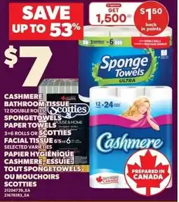 Loblaws Cashmere bathroom tissue offer