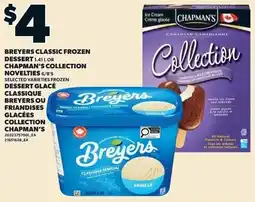 Loblaws Breyers classic frozen dessert offer