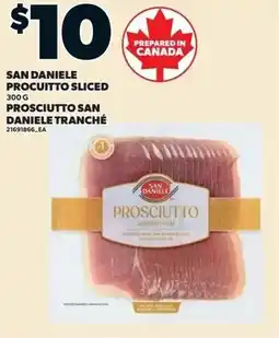 Loblaws San daniele procuitto sliced offer