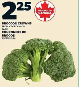 Loblaws Broccoli crowns offer
