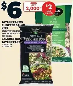 Loblaws Taylor farms chopped salad kits offer