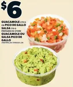 Loblaws Guacamole or pico de gallo salsa offer