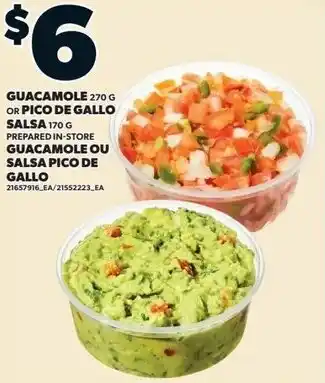 Loblaws Guacamole or pico de gallo salsa offer