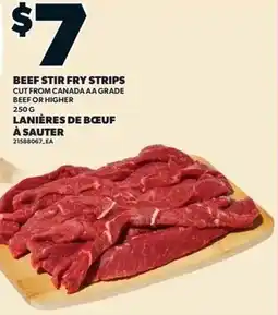 Loblaws Beef stir fry strips offer