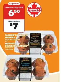 Loblaws Farmer's market muffins offer