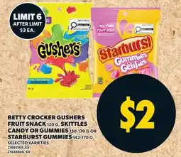 Loblaws Betty crocker gushers fruit snack offer