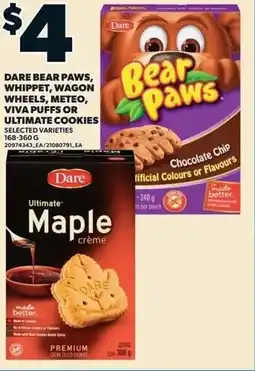 Loblaws Dare bear paws offer